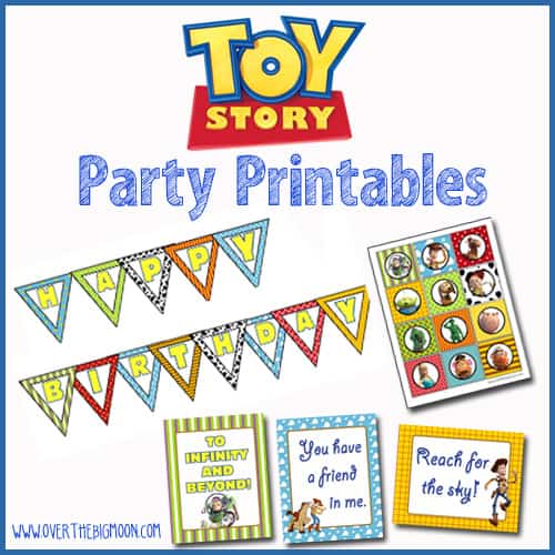 Toy Story Party Printables Over The Big Moon Induced Info