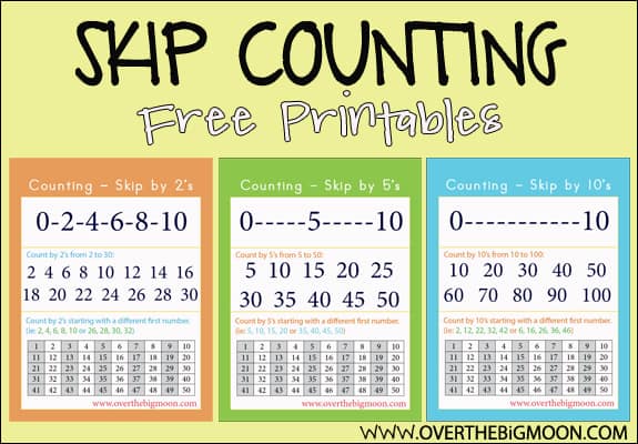 Skip Counting Printables