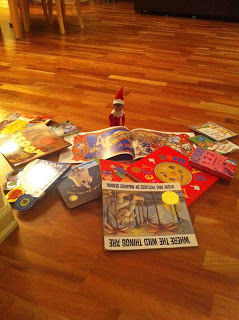 Elf on the shelf christmas activity book