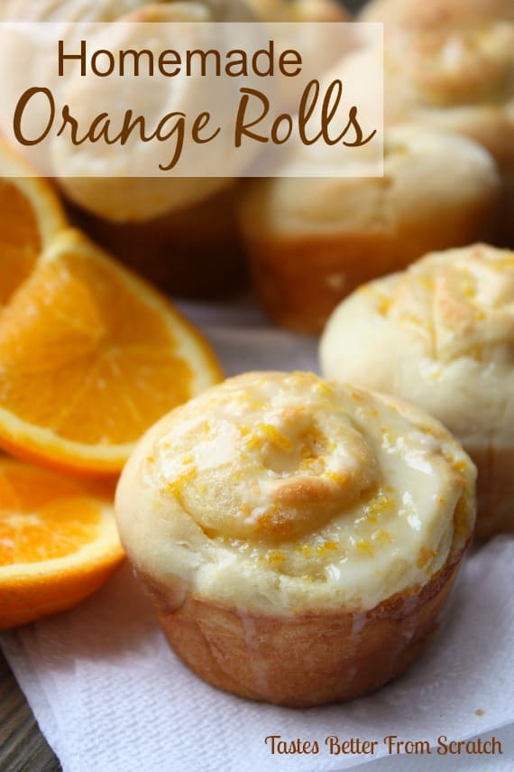 Homemade Orange Rolls | Over the Big Moon