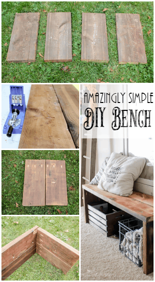 Building this bench couldn't be more simple and the end result is awesome!