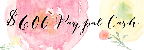 $600 Paypal Cash Giveaway - February 1st Giveaway!