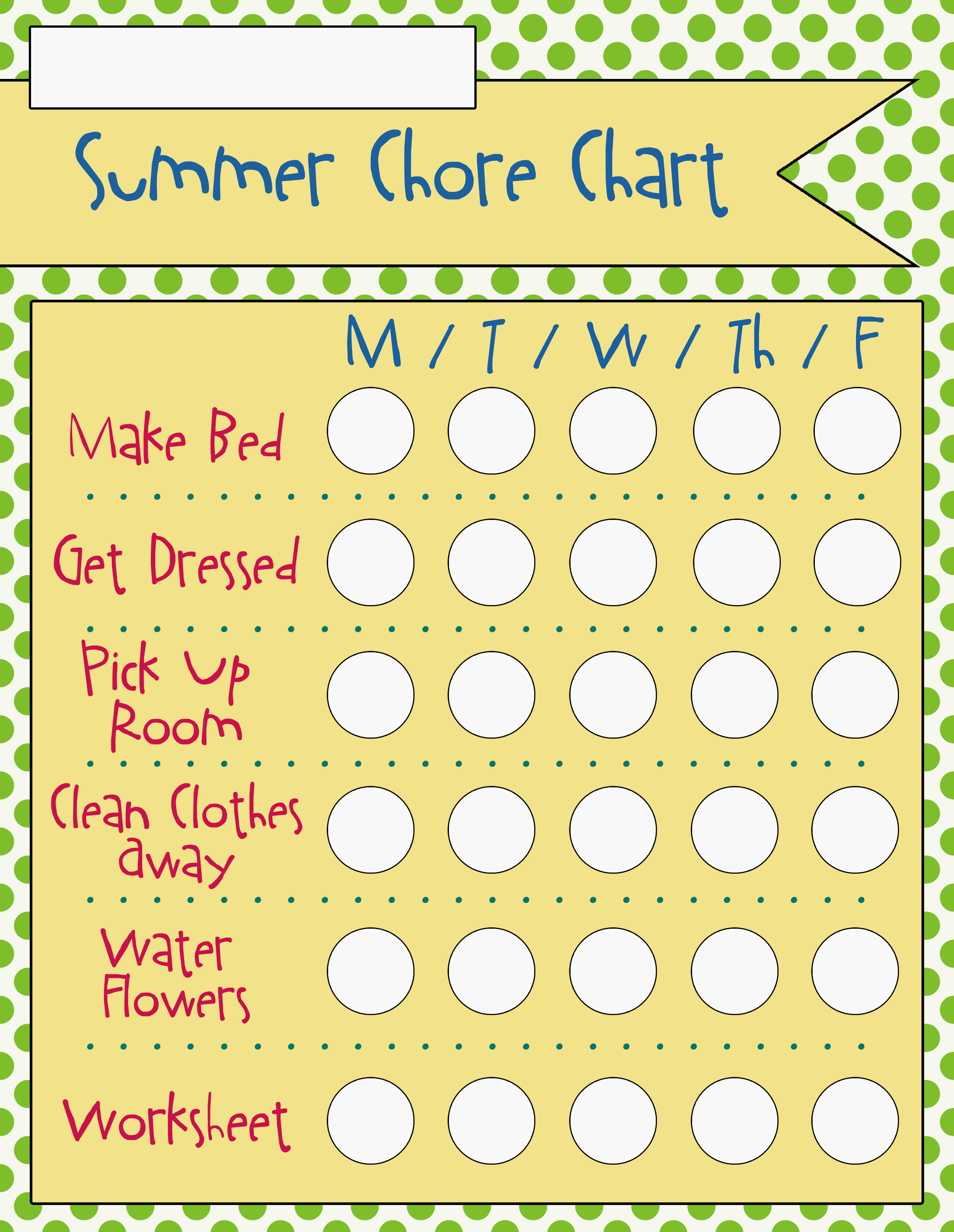 summer-chore-charts
