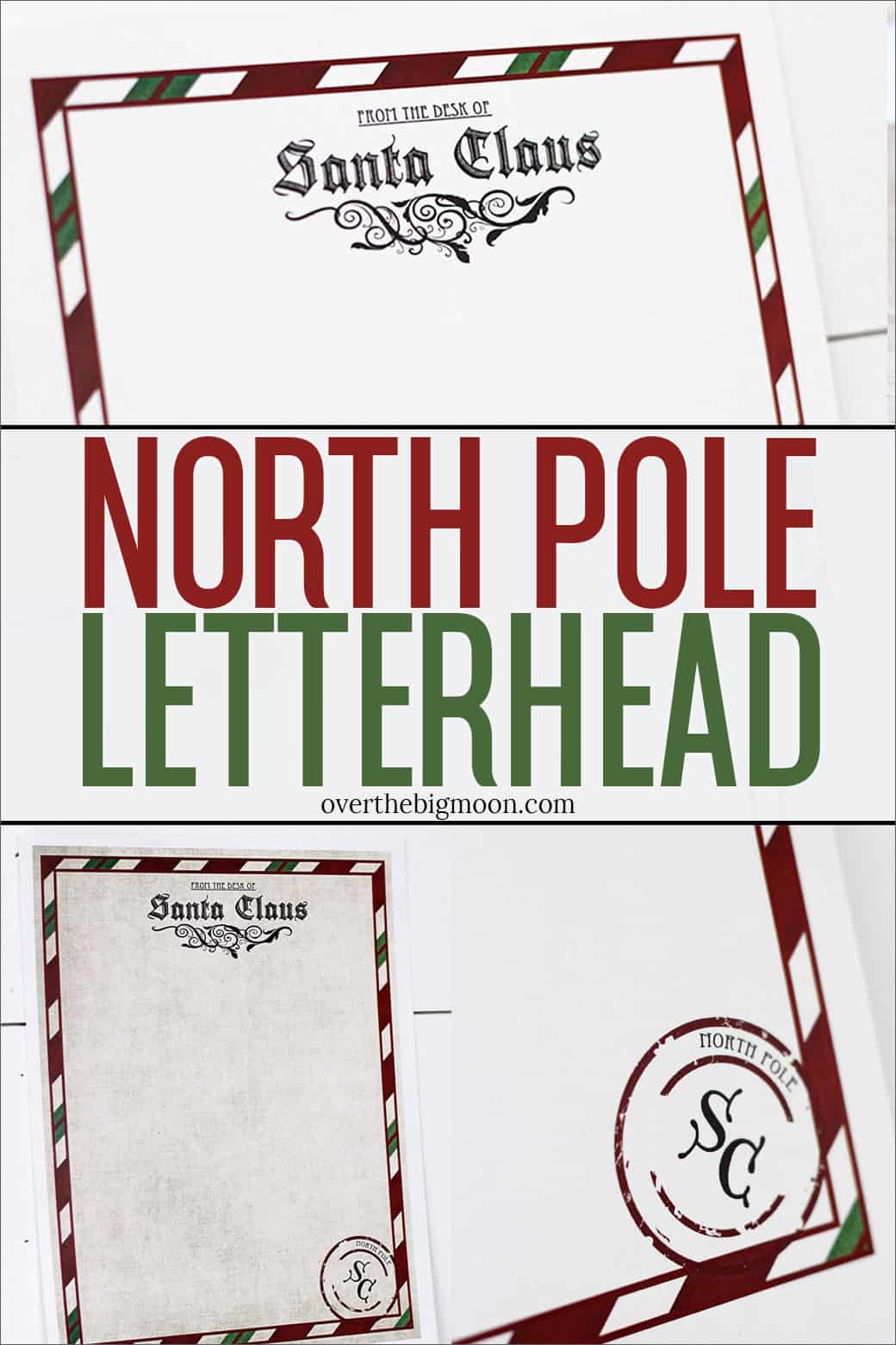 North Pole Letterhead Free Printable