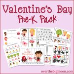 Valentine's Day Preschool Learning Pages -- 30 pages of fun Valentine's Day Activities for kids 2-5! Such a fun way to celebrate the holiday!
