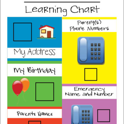 Learning Printables - Over The Big Moon