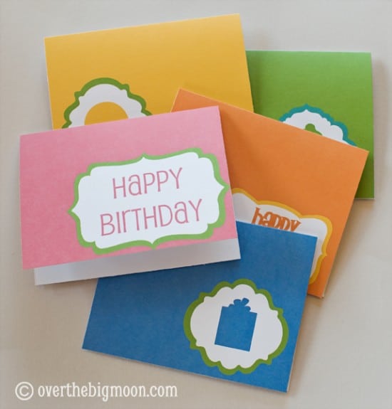 Free Birthday Card Printables