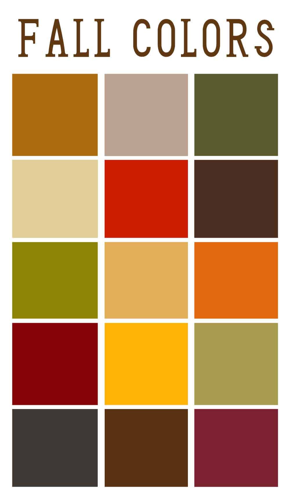 Beautiful Fall Color Palette Ideas Fall Color Schemes - vrogue.co
