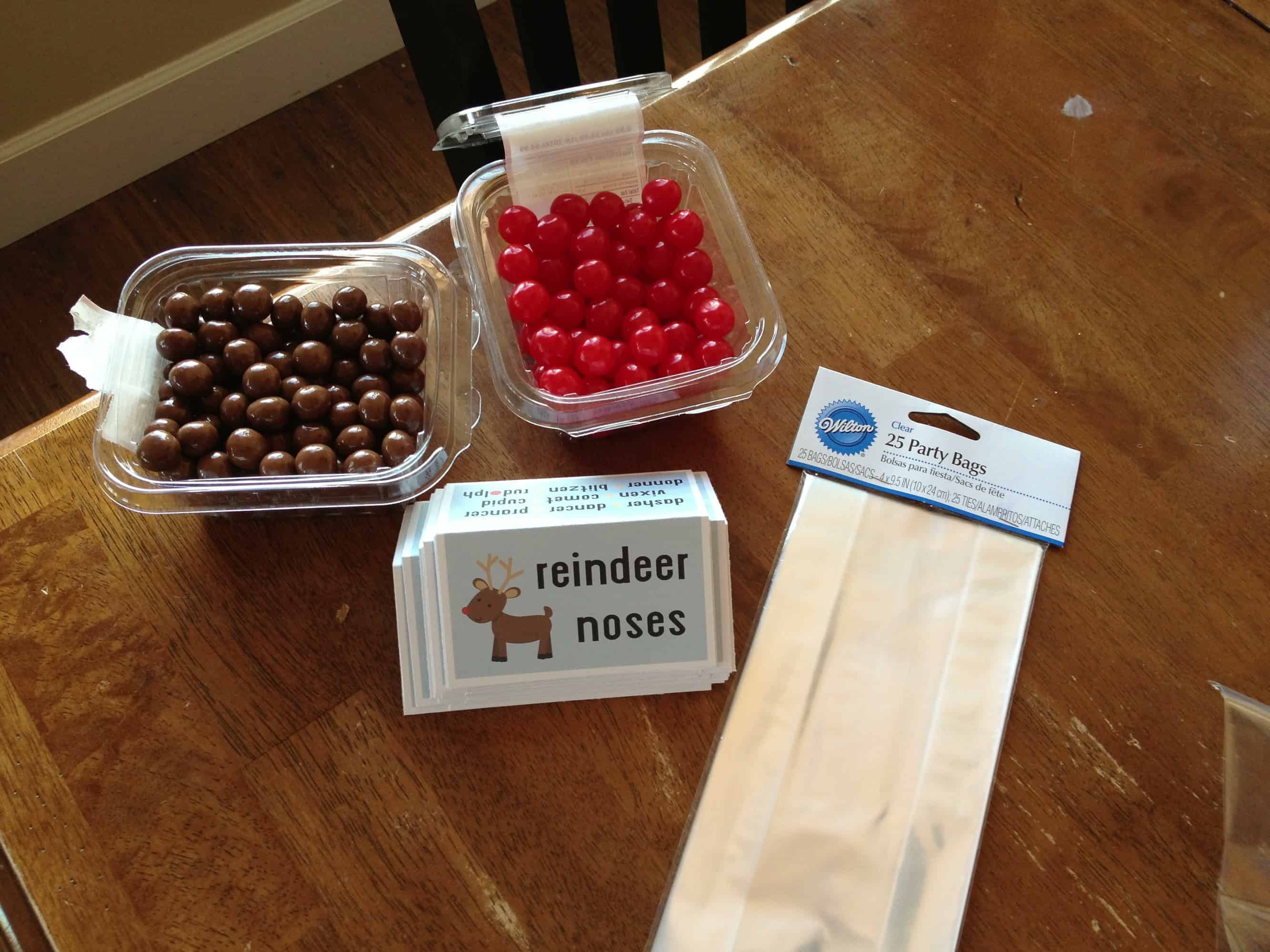 Reindeer Noses Free Printable