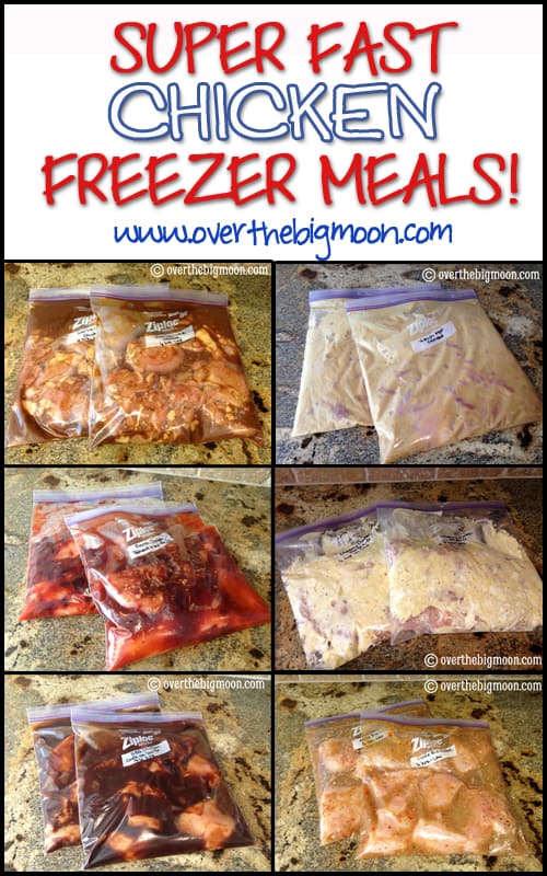 Super Fast Chicken Freezer Meals