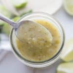 Easy Green Enchilada Sauce -- overthebigmoon.com