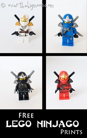 Lego Ninjago Free Art Printables