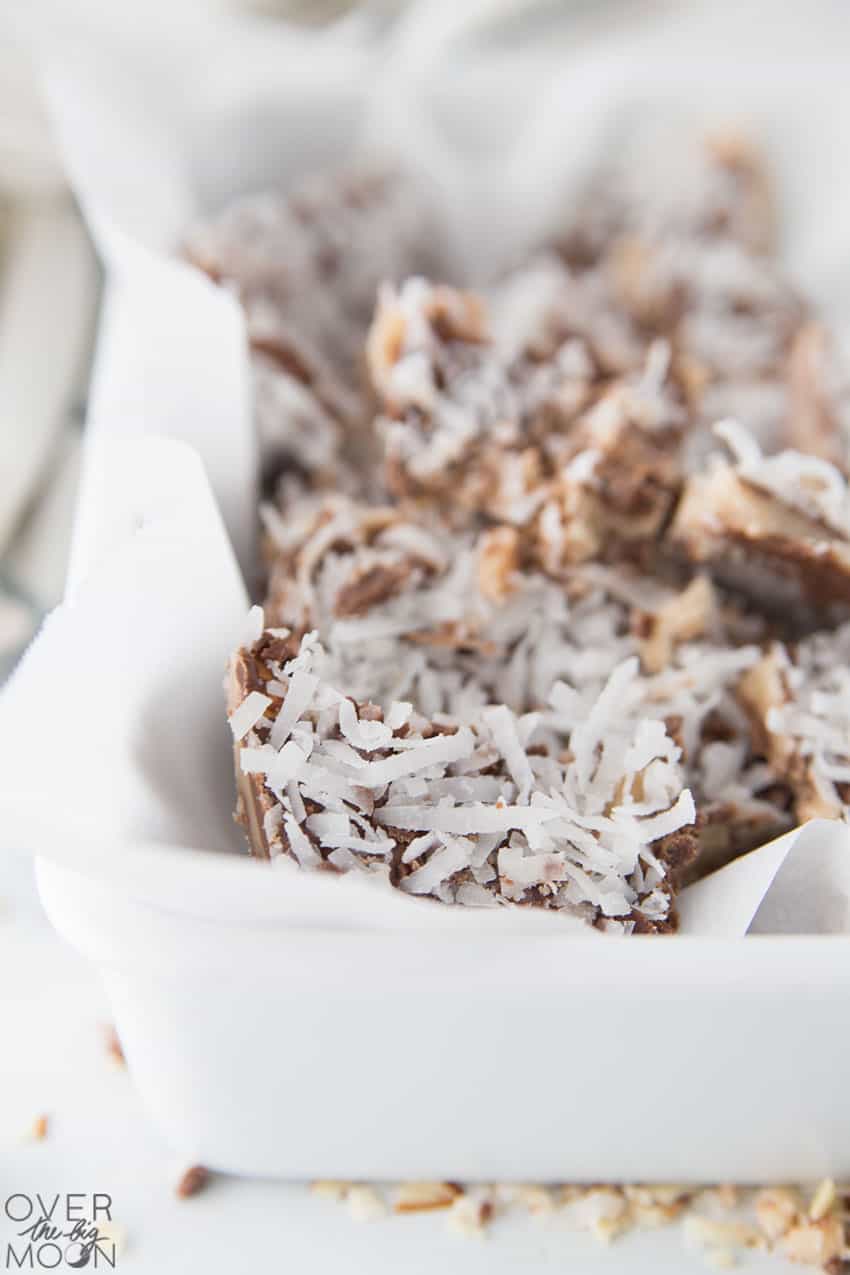 Easy and Delicious Coconut Toffee and Almond Roca