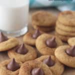 Peanut Butter Cake Box Cookies - these are super quick and always a crowd pleaser! Recipe at www.overthebigmoon.com!