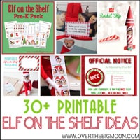Elf On The Shelf Printable Props 2C Letters And More Living For The