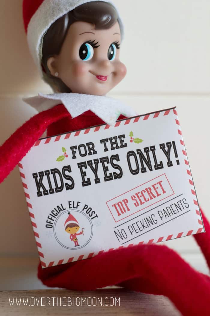 DIY Party Mom 5 Elf on the Shelf Free Printables