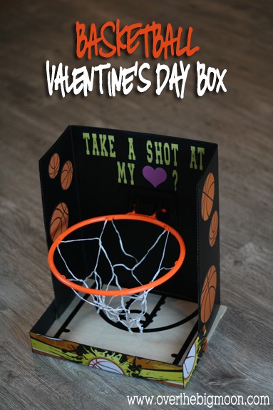 Basketball Valentine S Day Box Over The Big Moon