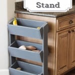 DIY Produce Stand for Under $30 from www.overthebigmoon.com!