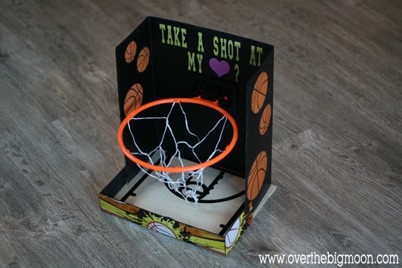 Basketball Valentine's Day Box - Over The Big Moon