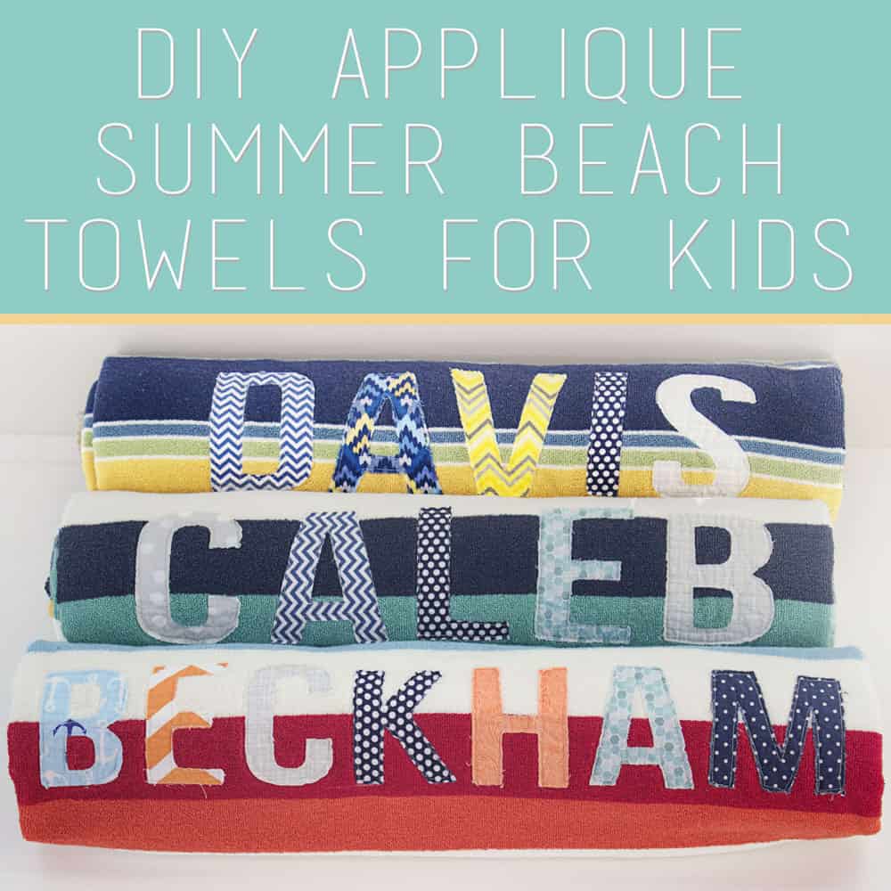 named beach towels