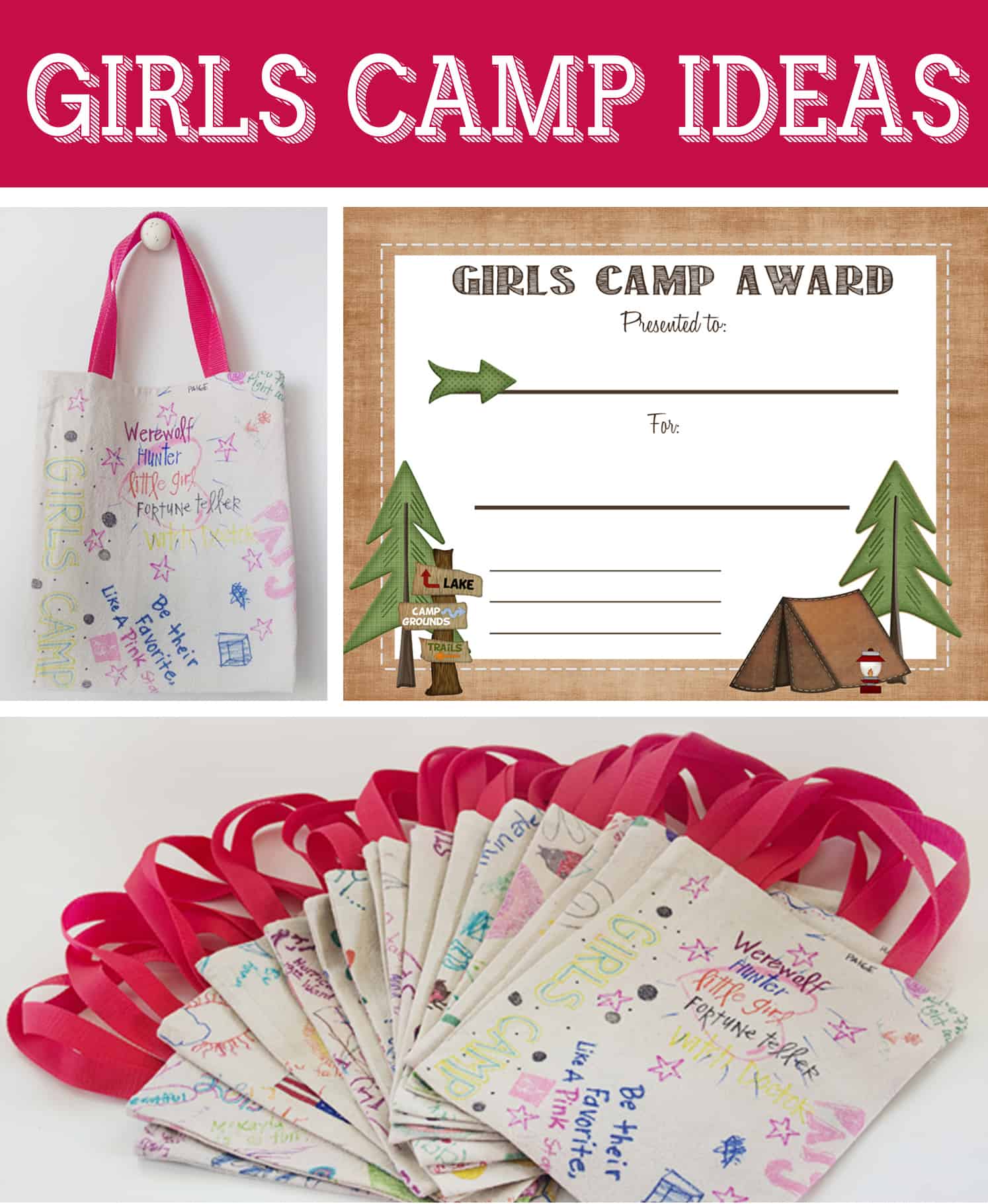 Free Printable Girls Camp Award Certificate