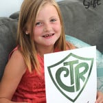 CTR Baptism Gift - This fun printable is the perfect gift for those special little 8 year olds getting baptized! From www.overthebigmoon.com!
