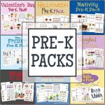 Pre-K Packs for ages 2-5 full of learning and fun!