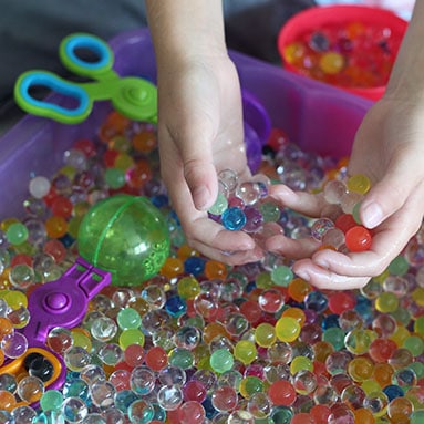 Water Bead Activities for Kids - Over The Big Moon