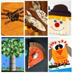 Easy Fall Crafts for Young Kids - These are perfect for young kids and won't be too much work for mom! From www.overthebigmoon.com!