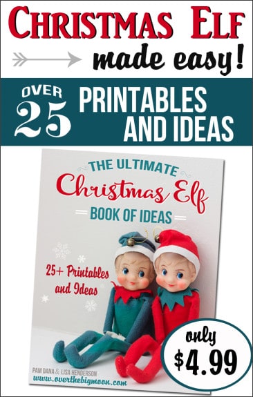 Ready for some help this Elf Season? Then you need the Ultimate Christmas Elf Book of Ideas - 25+ Printables and Ideas for just $4.99!!