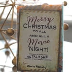 Redbox Movie Night Gift Tag - perfect gift for teachers, neighbors, friends and more! From overthebigmoon.com!
