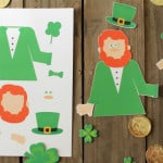 Spin a Leprechaun Free Printable Kids Game for St. Patricks Day! Kids love this! Available at www.overthebigmoon.com!