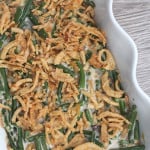 Traditional Green Bean Casserole - this casserole is a classic and the perfect side to most dinners and a must at holiday meals!!