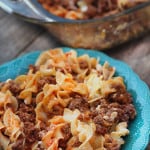 Sour Cream Noodle Bake - this awesome casserole is a perfect make ahead dinner that the whole family will love! From www.overthebigmoon.com!