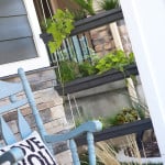 DIY Hanging Gutter Planter - such a fun, easy and inexpensive project that even a beginner can make! | www.overthebigmoon.com