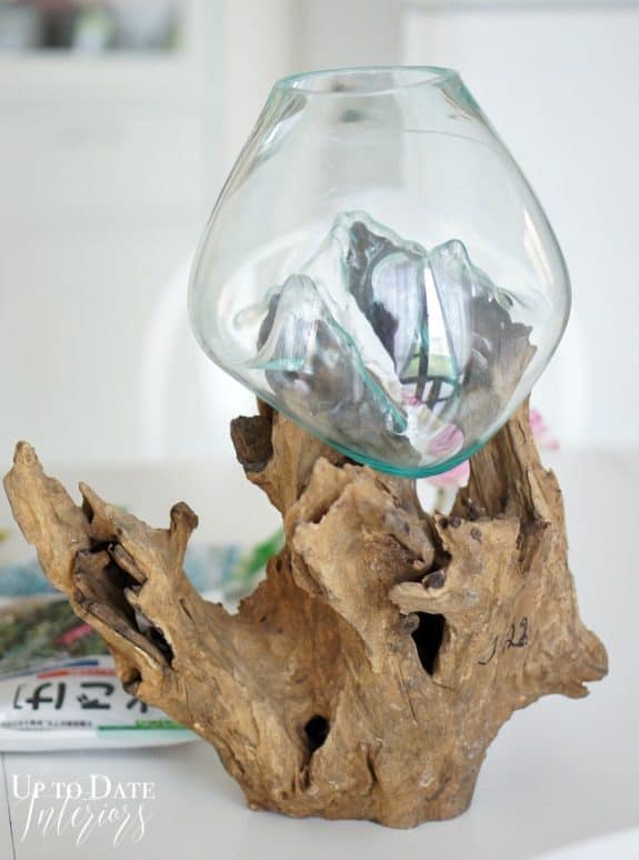 driftwood and glass diy