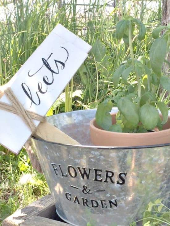 Easy DIY Garden Markers - Over The Big Moon