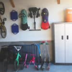 Creating a kids garage area will totally save your garage and your sanity! Now your kids will know where everything is! From www.overthebigmoon.com!