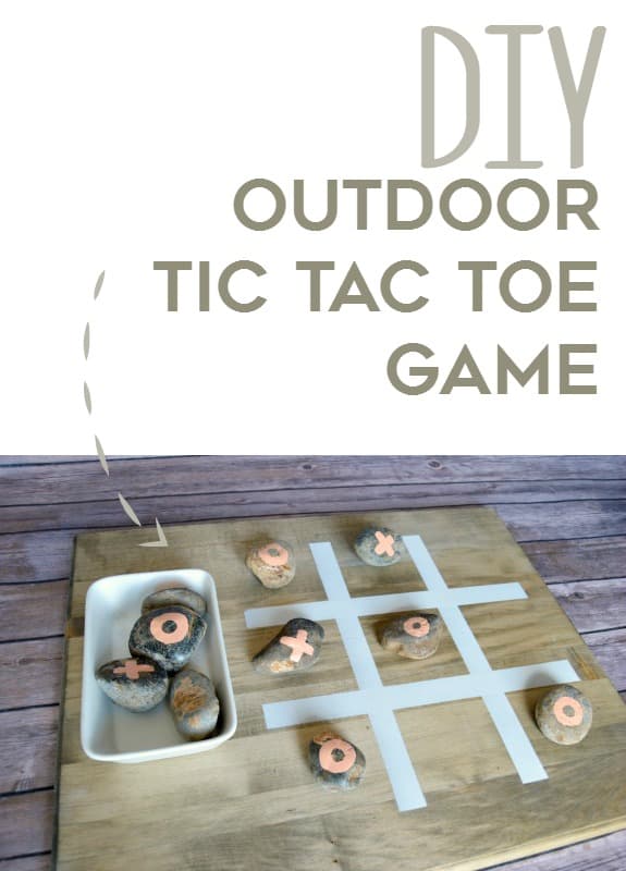 DIY Outdoor Tic Tac Toe Game - Over The Big Moon