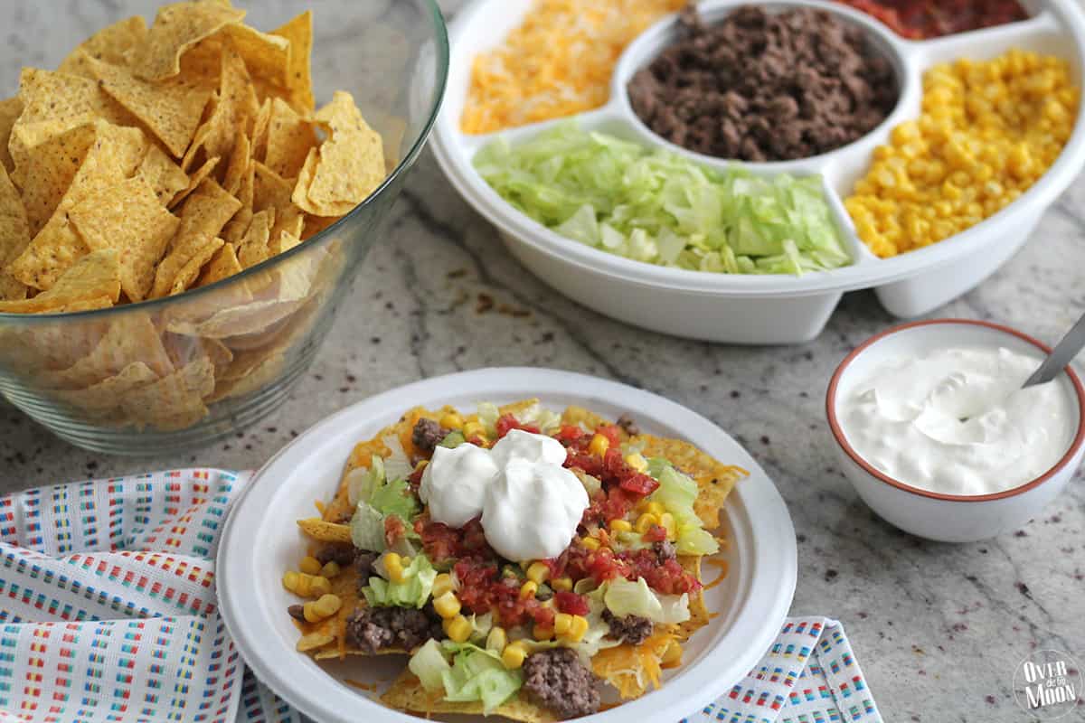 Easy Nacho Bar Over The Big Moon