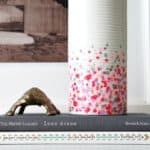 DIY Confetti Vase - made from the dollar store!