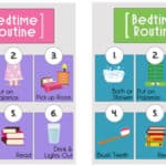 Bedtime Routine Printables from www.overthebigmoon.com!