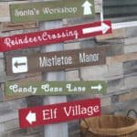 North Pole Porch Sign Tutorial from www.overthebigmoon.com