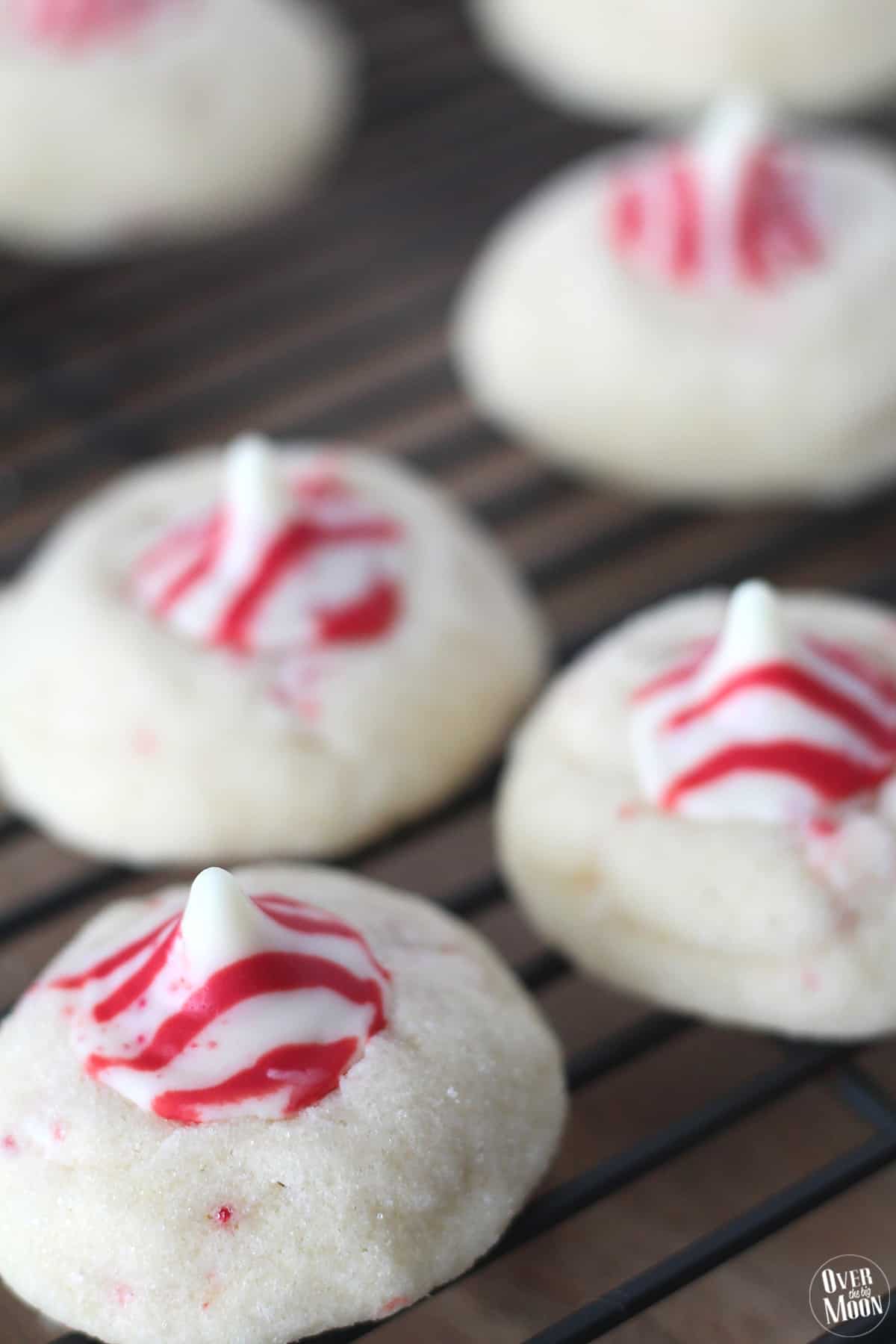 Peppermint Candy Cane Sugar Cookie Over The Big Moon