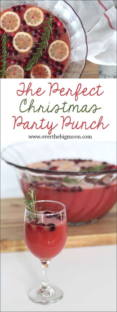 Perfect Christmas Party Punch - Over The Big Moon