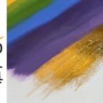 DIY Gold Foil Wall Art