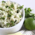 Cilantro-Lime Coconut Rice from www.overthebigmoon.com