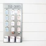 DIY Kids Paid Chore Chart - this literally changed my life! Now my kids can buy their own summer treats, etc! From www.overthebigmoon.com!