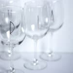Every kitchen needs a monogrammed wine glass! This may just become your favorite thing in your kitchen. Glassware is one of my favorite craft resources.