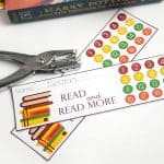 Printable Bookmark that Kids can Punch with a hole puncher!